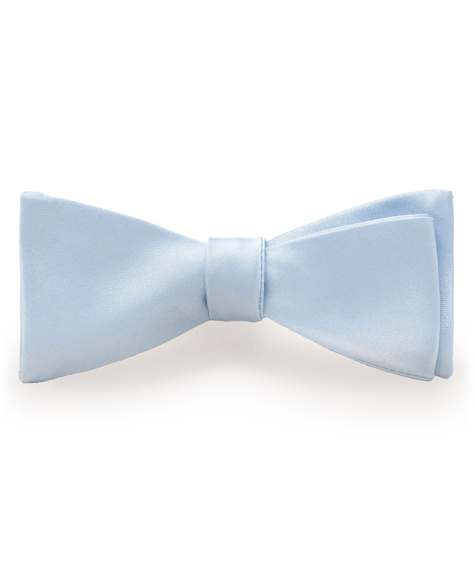 Silk self-tie mini bow tie, micropattern, handmade in Italy