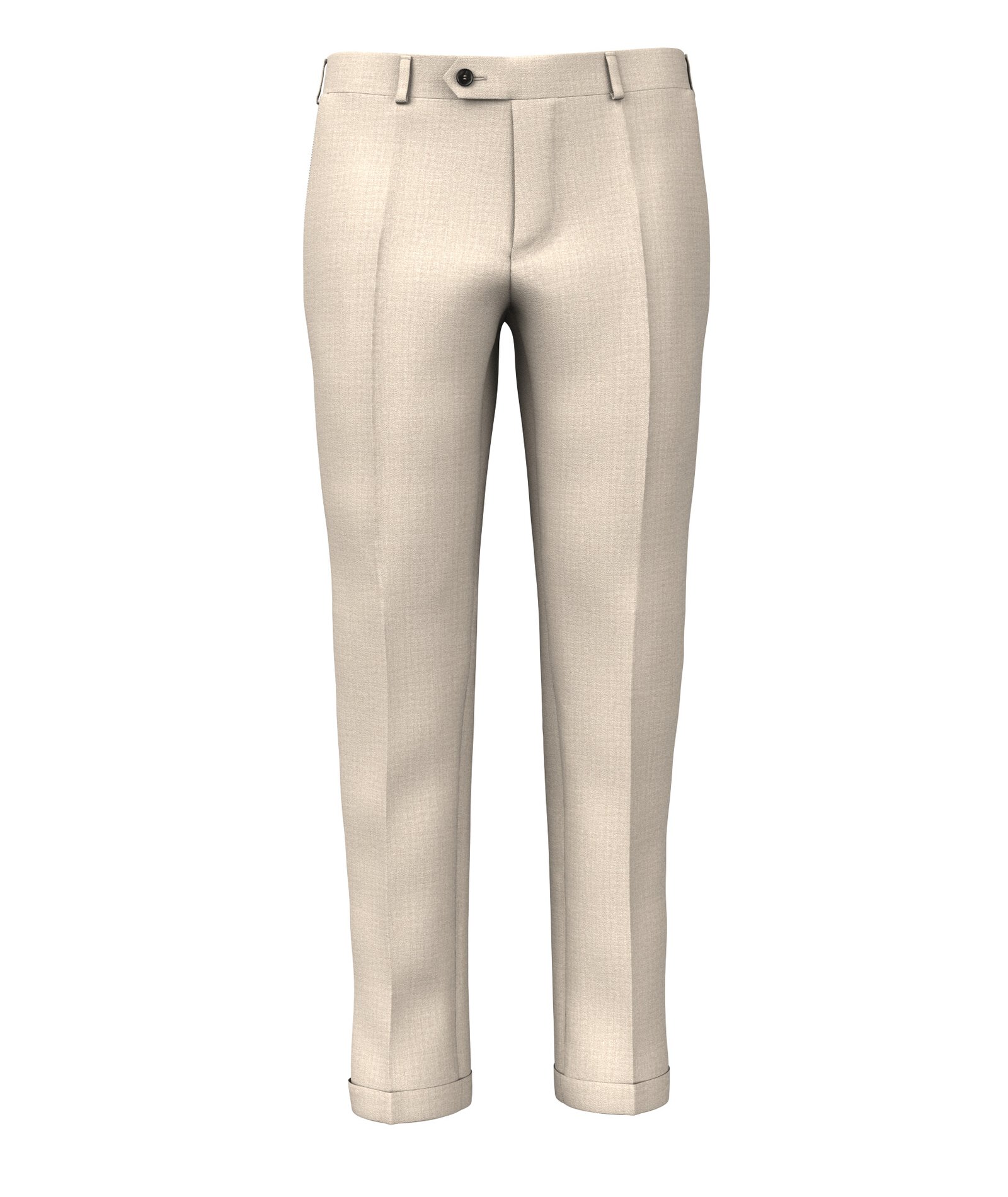 Cream double pleated gurkha flannel trousers VBC  MRTrousers